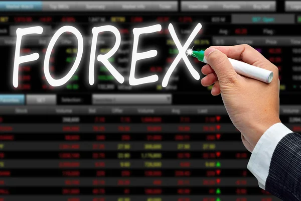 Forex concept. hand write. — Stock Photo, Image