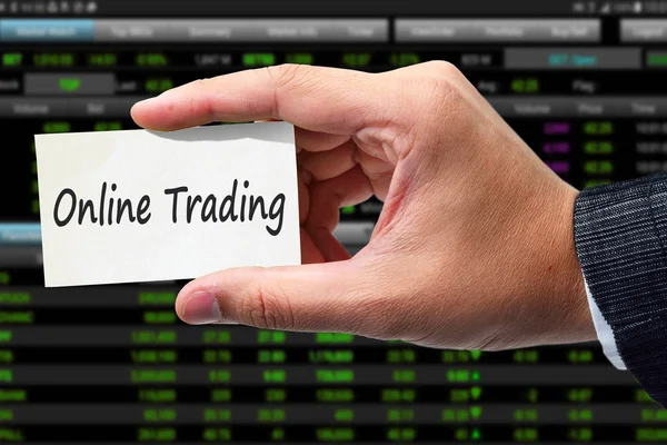 Trading online. Concetto di trading . — Foto Stock