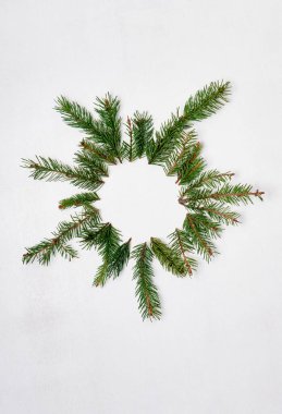 Noel tebrik kartı maketi, mesajınız için yer var..