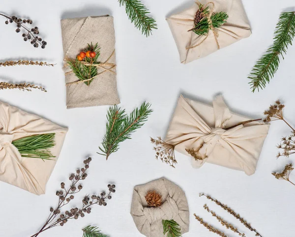 Zero Waste Eco Friendly Christmas Concept — Stock Photo, Image