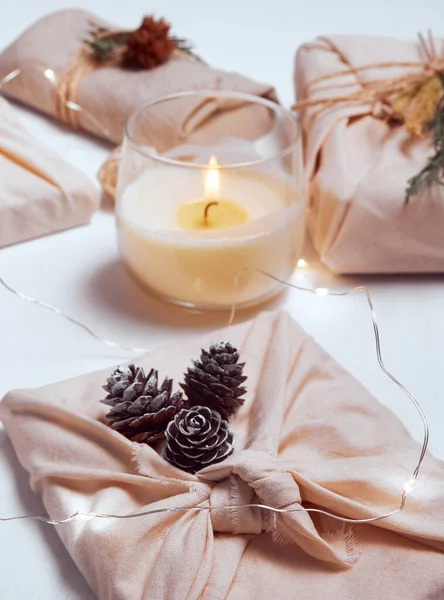 Zero Waste Eco Friendly Christmas Concept — Stock Photo, Image