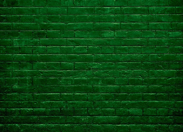 Grüne Ziegel Textur Wand Hintergrund — Stockfoto