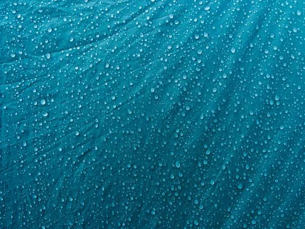 Waterdruppels Waterdichte Membraanstof Morgendauw Tent — Stockfoto