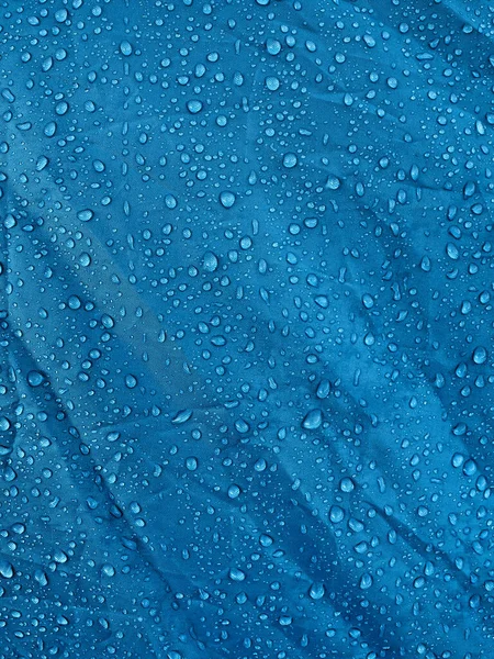 Water Drops Waterproof Membrane Fabric Morning Dew Tent — Stock Photo, Image