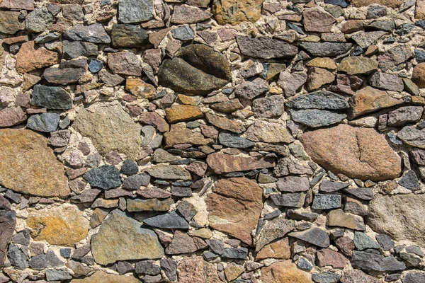 Szczegóły Kamiennej Ściany Różnej Wielkości Skał — Zdjęcie stockowe