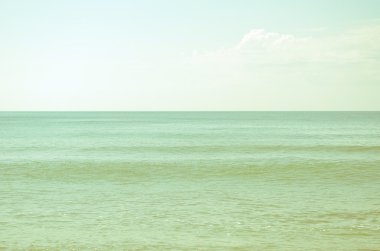 Sakin Seladon deniz, deniz-yeşil su