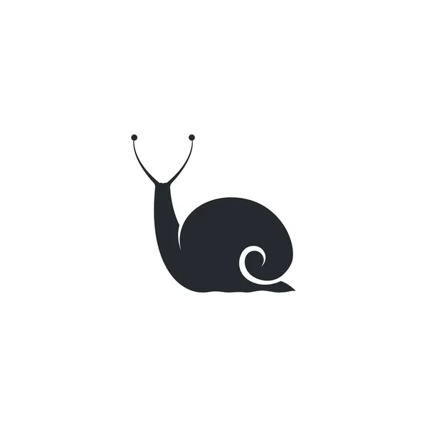 Caracol Logotipo Modelo Vetor Ícone Ilustração Design —  Vetores de Stock