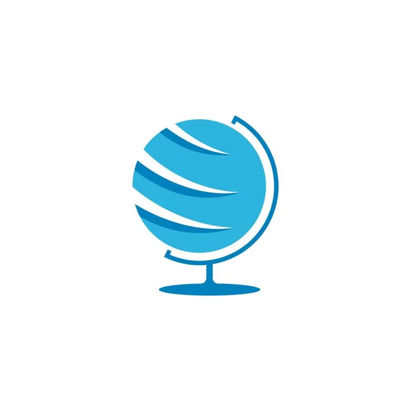 Дизайн Векторного Логотипа Глобуса — стоковый вектор