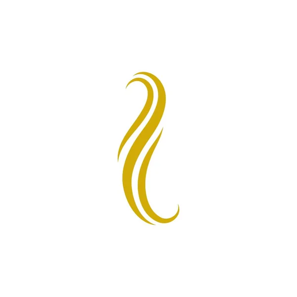 Шаблон Логотипу Волосся Векторний Дизайн Ілюстрації — стоковий вектор