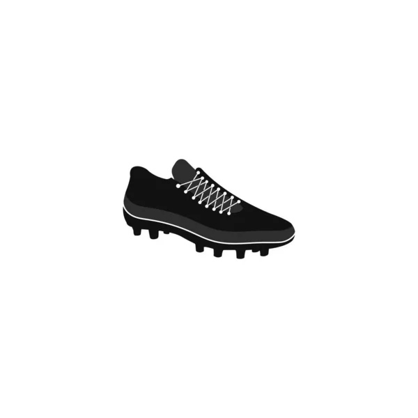 Scarpe Calcio Logo Vettoriale Icona Illustrazione Design — Vettoriale Stock