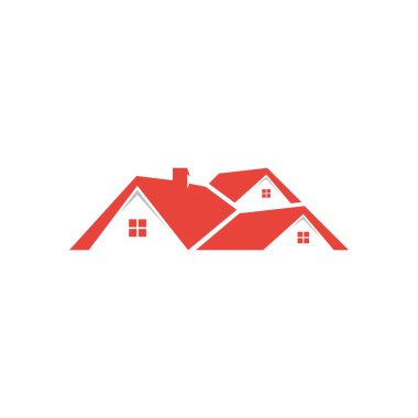 ev logo vektör illüstrasyon tasarımı 