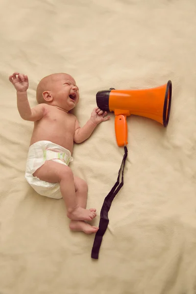 Ağlayan bir bebeğin