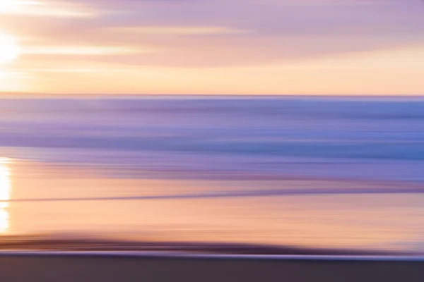 Ροζ Ηλιοβασίλεμα Στην Παραλία Αφηρημένο Φόντο Θολούρα Κίνησης Γραμμή Τέχνης — Φωτογραφία Αρχείου