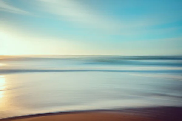 Αφηρημένη Θαλασσογραφία Φόντο Ηλιοβασίλεμα Στην Παραλία Θαμπάδα Κίνηση Brigt Χρώματα — Φωτογραφία Αρχείου