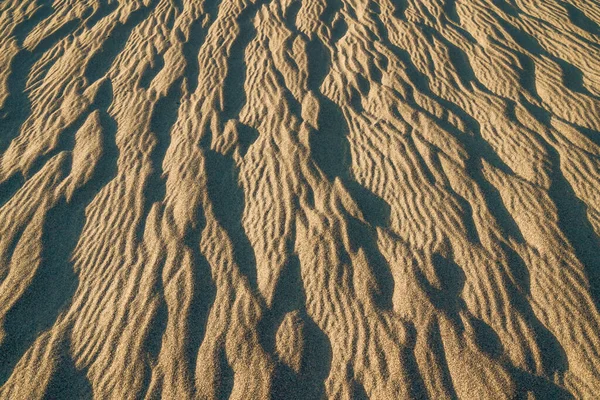 Sabbia Nel Deserto Texture Sfondo Mesquite Sand Dunes Nel Parco — Foto Stock