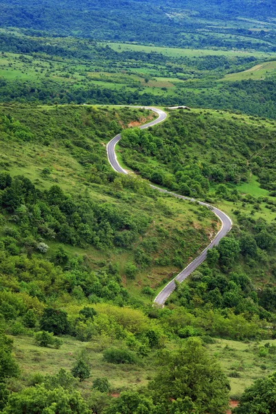 Strada di campagna di avvolgimento — Foto Stock