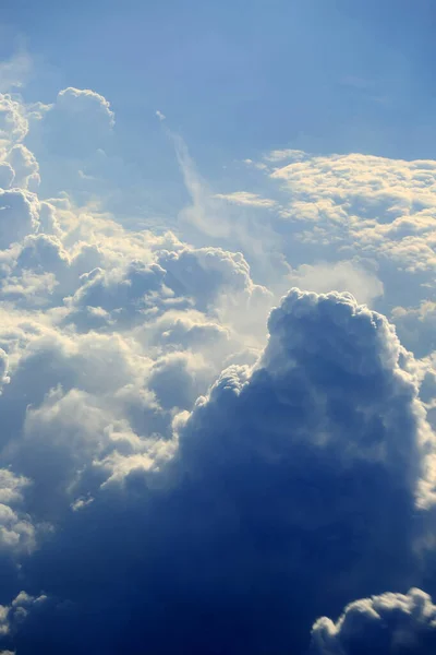 Cloud Formations Seen Plane — Stock Photo, Image