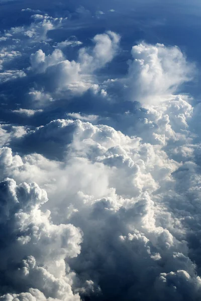 Cloud Formations Seen Plane — Stock Photo, Image