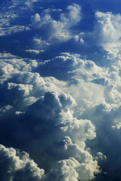Cloud Formations Seen Plane — Stock Photo, Image