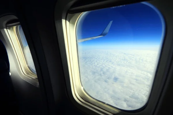 Cloud Formations Seen Plane — Stock Photo, Image