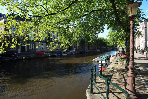 Architektura Amsterdamu Stolica Holandii Europa — Zdjęcie stockowe