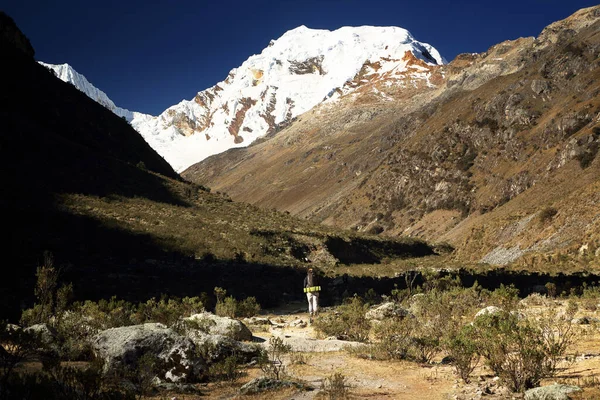 南美洲Cohup山谷Cordiliera Blanca的高山景观 — 图库照片