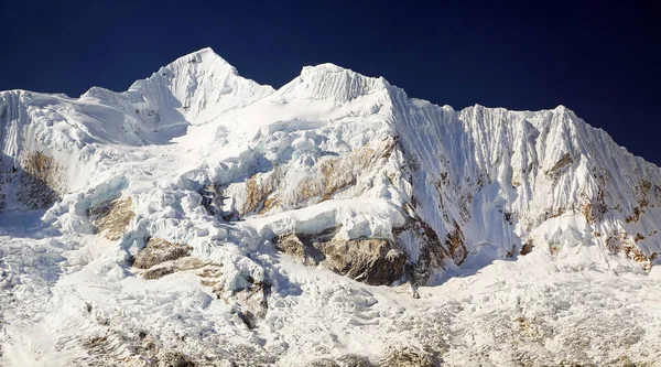 Krajobraz Alpejski Cordiliera Blanca Cohup Valley Peru Ameryka Południowa — Zdjęcie stockowe