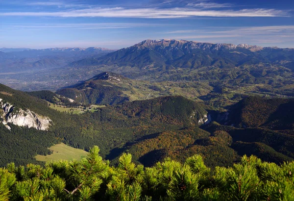 Alpenlandschap Het Piatra Craiului Gebergte Roemenië Europa — Stockfoto