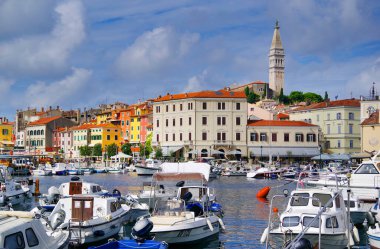Dalmaçya, Hırvatistan ve Avrupa 'daki Rovinj tatil beldesi