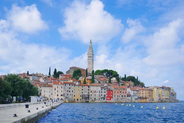 Vista Turística Localidad Rovinj Península Istria Croacia Europa —  Fotos de Stock