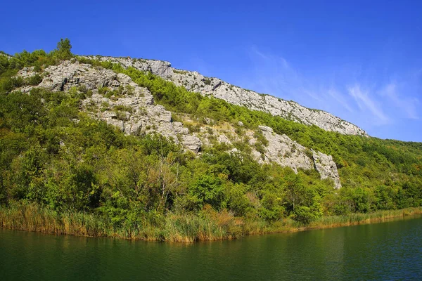Río Cetina Cerca Omis Croacia Europa —  Fotos de Stock