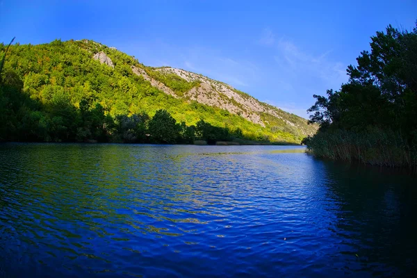 Río Cetina Cerca Omis Croacia Europa —  Fotos de Stock