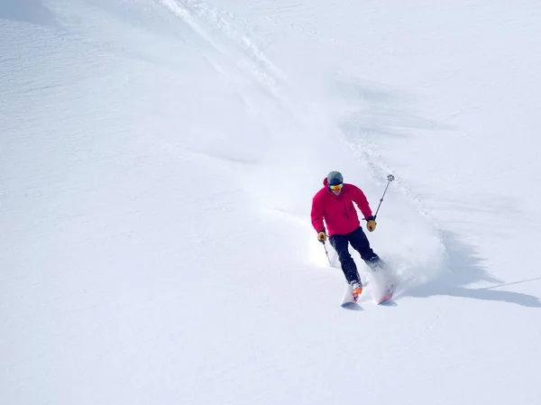 Escursione Con Gli Sci Nelle Montagne Godeanu Carpazi Romania Europa — Foto Stock