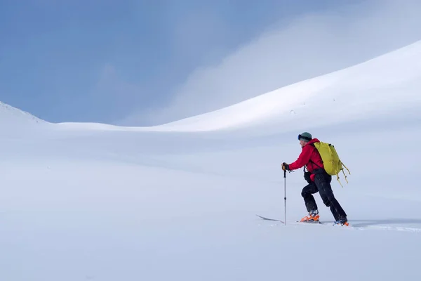 Ski Tour Godeanu Gebergte Karpaten Roemenië Europa — Stockfoto