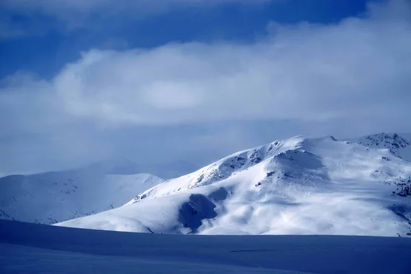 Winter Godeanu Gebirge Karpaten Rumänien Europa — Stockfoto