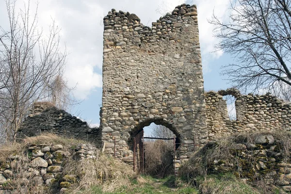 Fortaleza Medieval Salasu Sus Pueblo Hunedoara Provincia Rumania —  Fotos de Stock