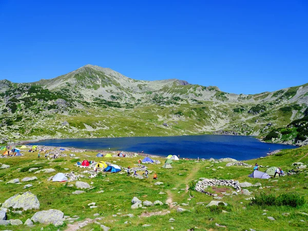 Nyári Alpesi Hegy Román Kárpátok Retezát Hegység Európa — Stock Fotó