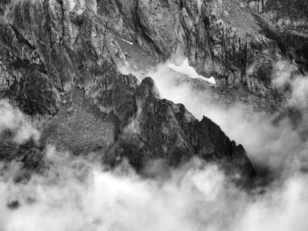 Fagaras Dağları Romanya Avrupa Yaz Fırtınalı Alp Manzaraları — Stok fotoğraf
