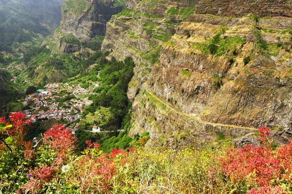 Valle delle Suore a Madeira — Foto Stock