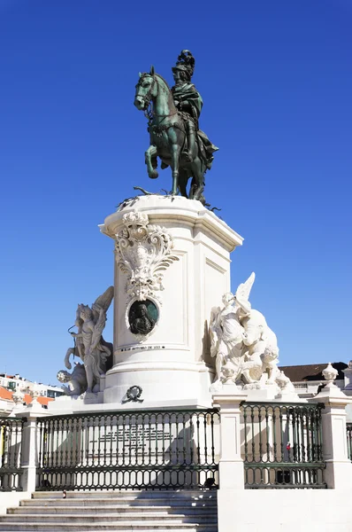 La statua equestre del re Jose I — Foto Stock