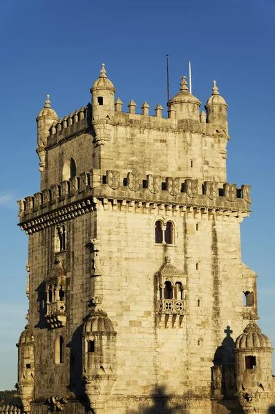 Torre Belem a la luz del atardecer — Foto de Stock