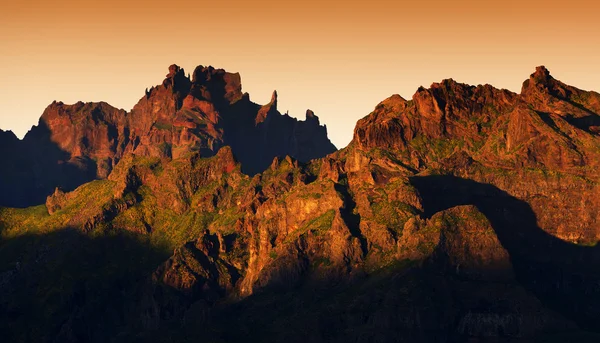 Montanhas da ilha da Madeira — Fotografia de Stock