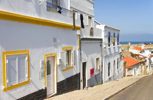 Rua tradicional na cidade velha de Faro — Fotografia de Stock