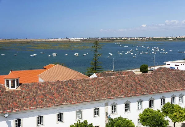 Weergave van de oude stad van Faro — Stockfoto