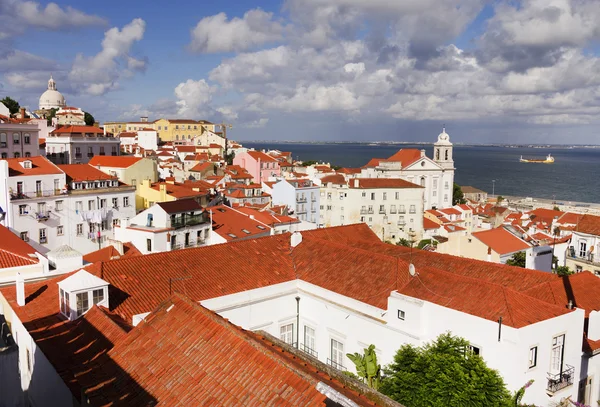 Panorama över Lissabon — Stockfoto
