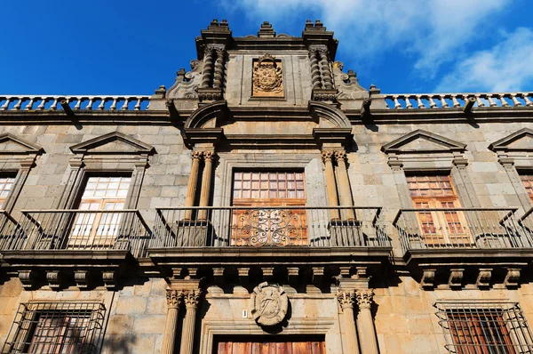 Detalle arquitectónico en el casco antiguo de San Cristóbal de La Laguna — Foto de Stock