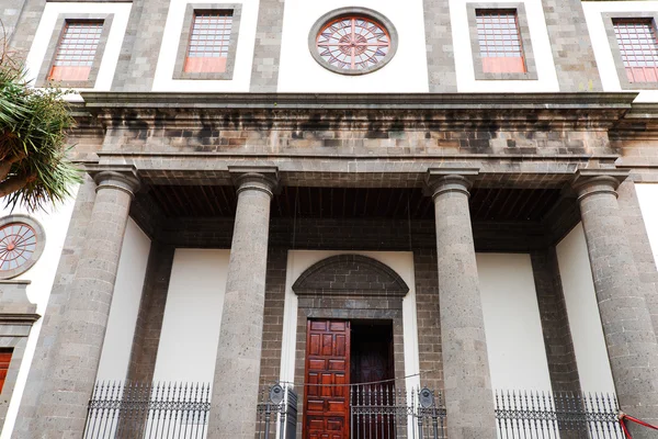 Detalle arquitectónico de la Catedral de San Cristóbal de La Laguna, Islas Canarias — Foto de Stock