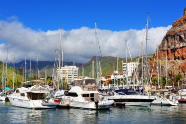 Los Cristianos tatil beldesi Tenerife liman