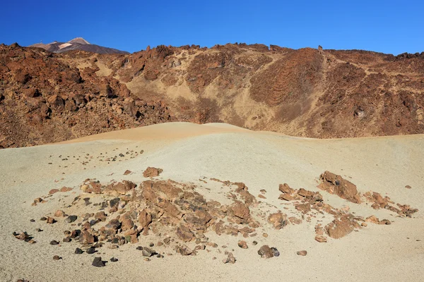 Lunar landscape in Teide National Park — Stock Photo, Image