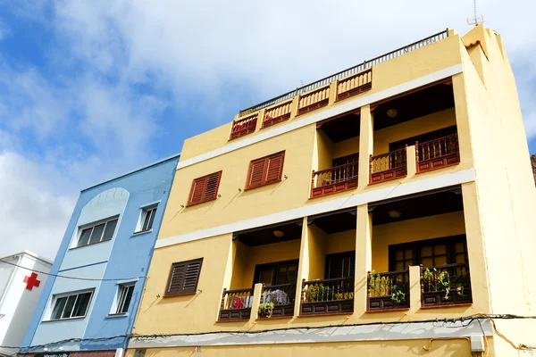 Architektonisches detail in san sebastian de la gomera — Stockfoto